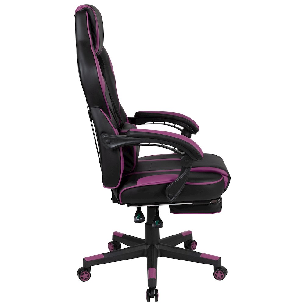 X40 Gaming Chair Racing Computer Chair - Black/Purple. Picture 10