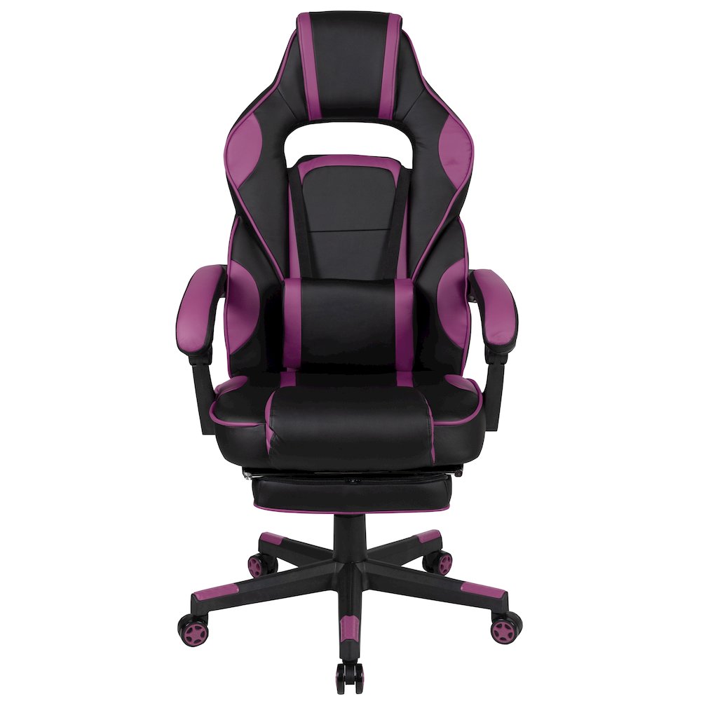 X40 Gaming Chair Racing Computer Chair - Black/Purple. Picture 11