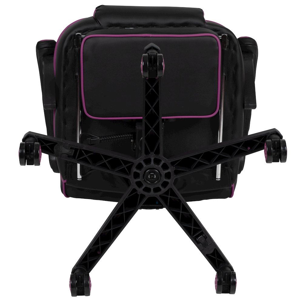 X40 Gaming Chair Racing Computer Chair - Black/Purple. Picture 13