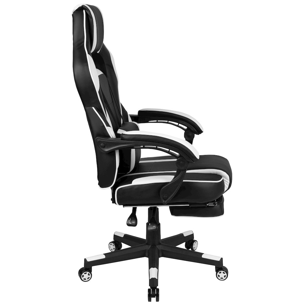 X40 Gaming Chair Racing Computer Chair - White. Picture 10