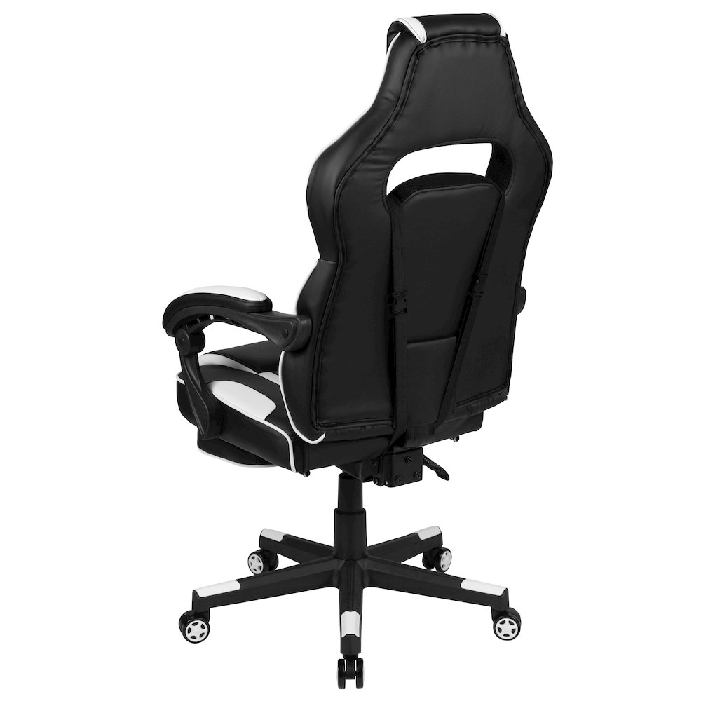 X40 Gaming Chair Racing Computer Chair - White. Picture 8