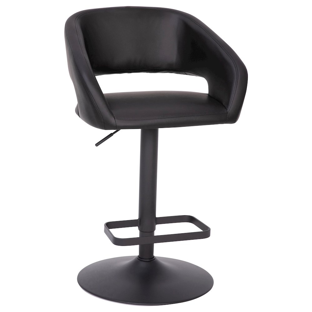 Contemporary Adjustable Swivel Bar Stool. Picture 1