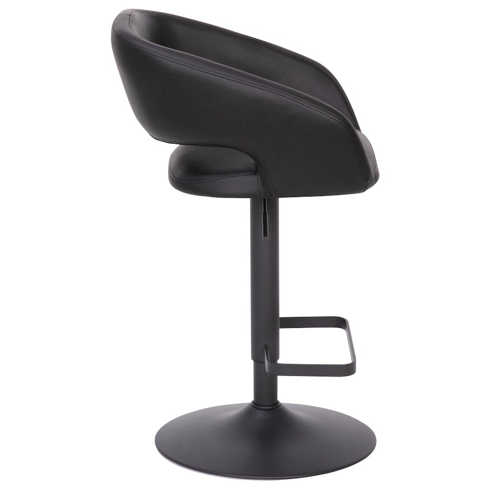 Contemporary Adjustable Swivel Bar Stool. Picture 10