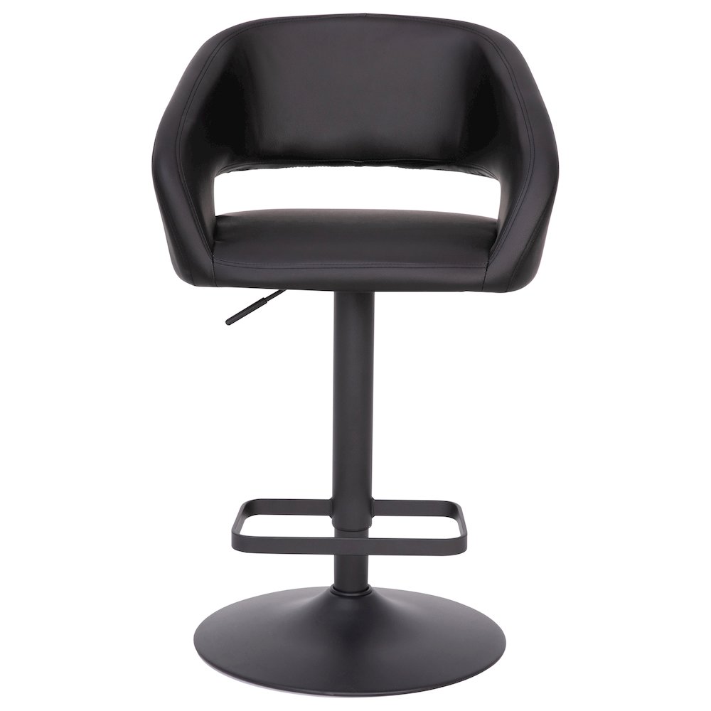 Contemporary Adjustable Swivel Bar Stool. Picture 11