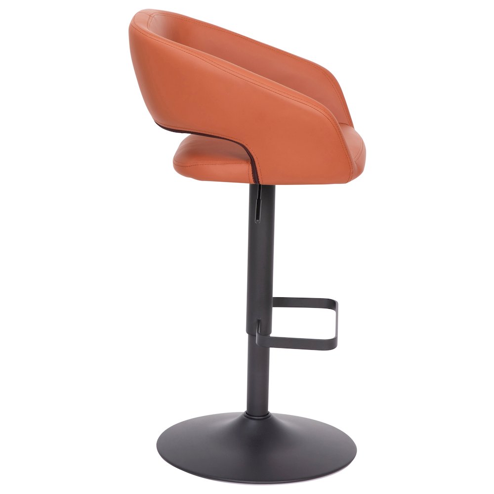 Contemporary Adjustable Swivel Bar Stool. Picture 10