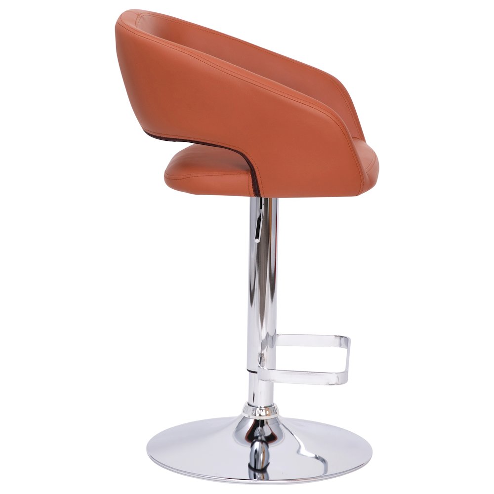 Contemporary Adjustable Swivel Bar Stool. Picture 10