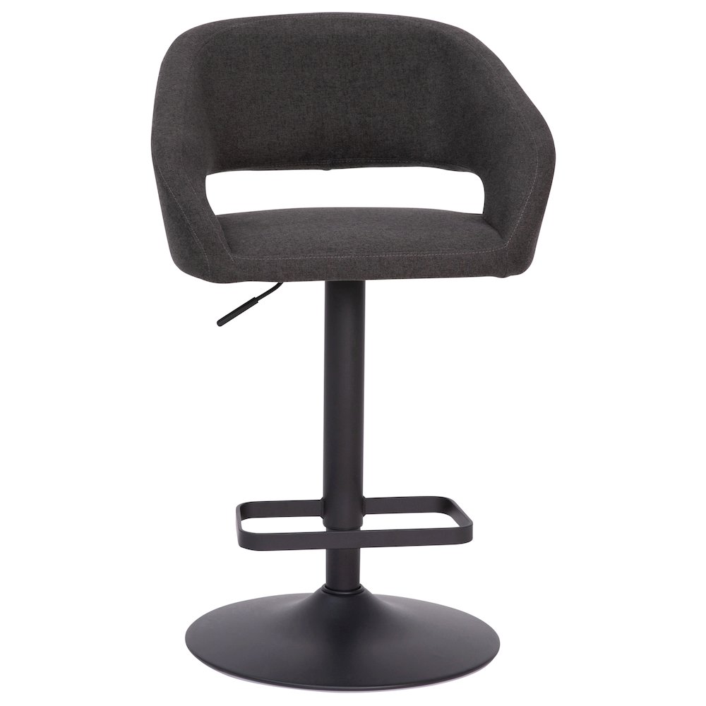 Contemporary Adjustable Swivel Bar Stool. Picture 1