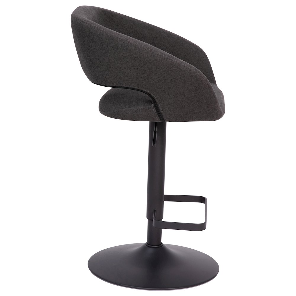 Contemporary Adjustable Swivel Bar Stool. Picture 10