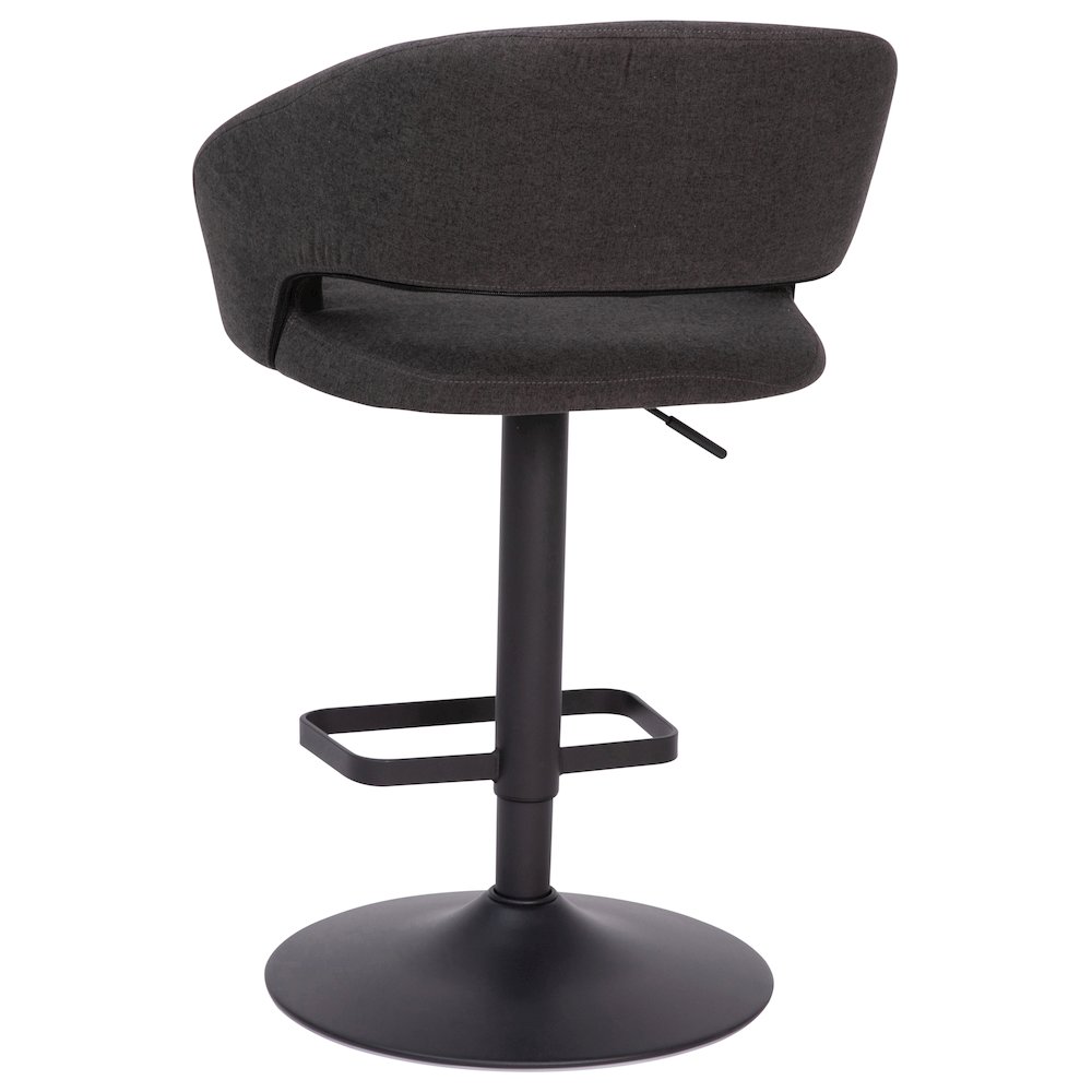 Contemporary Adjustable Swivel Bar Stool. Picture 8