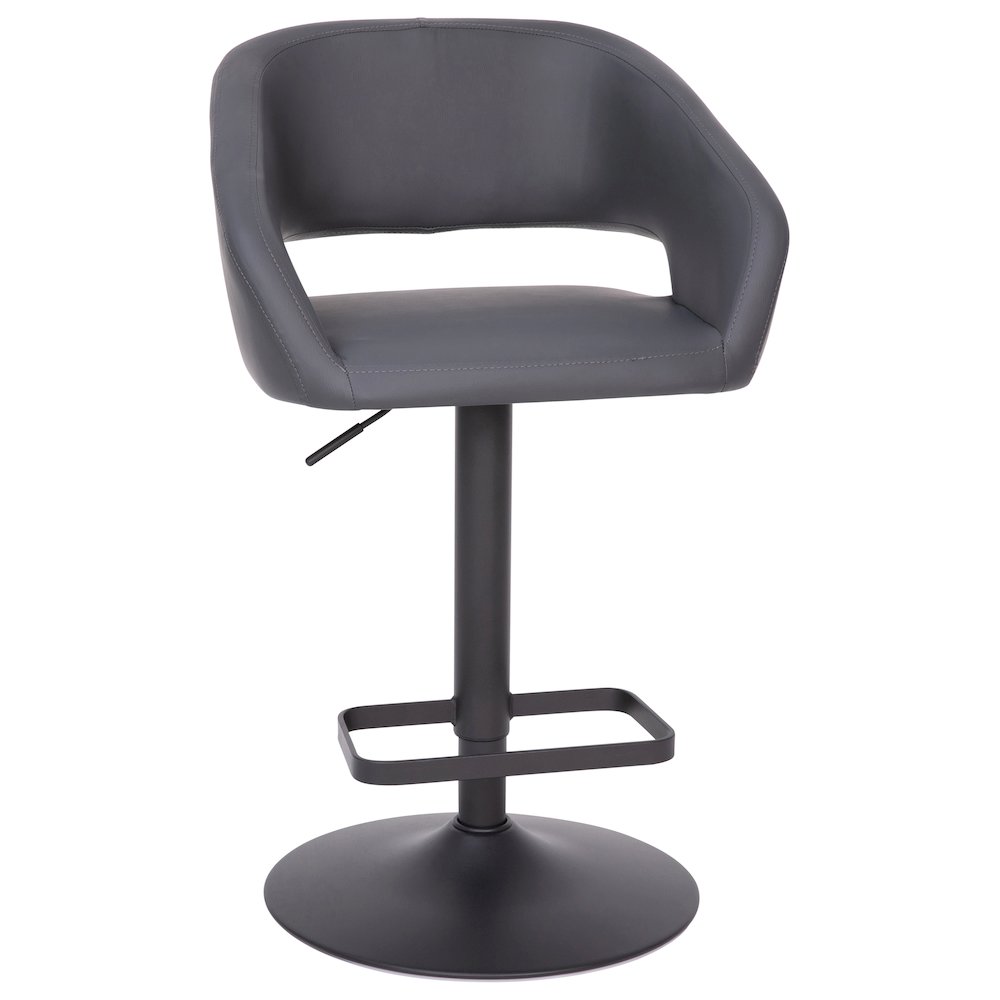 Contemporary Adjustable Swivel Bar Stool. Picture 1