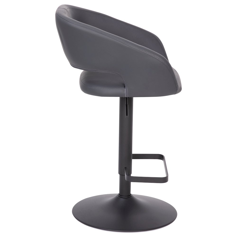 Contemporary Adjustable Swivel Bar Stool. Picture 10