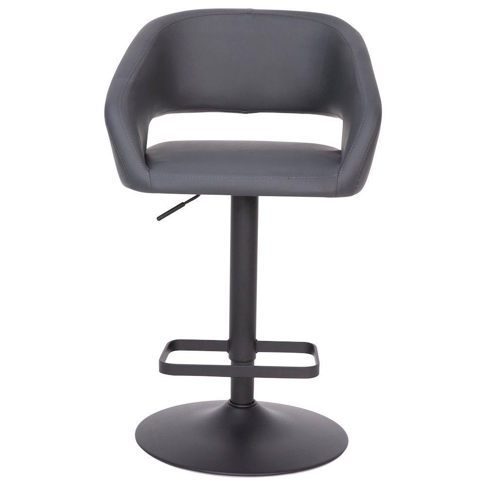Contemporary Adjustable Swivel Bar Stool. Picture 11