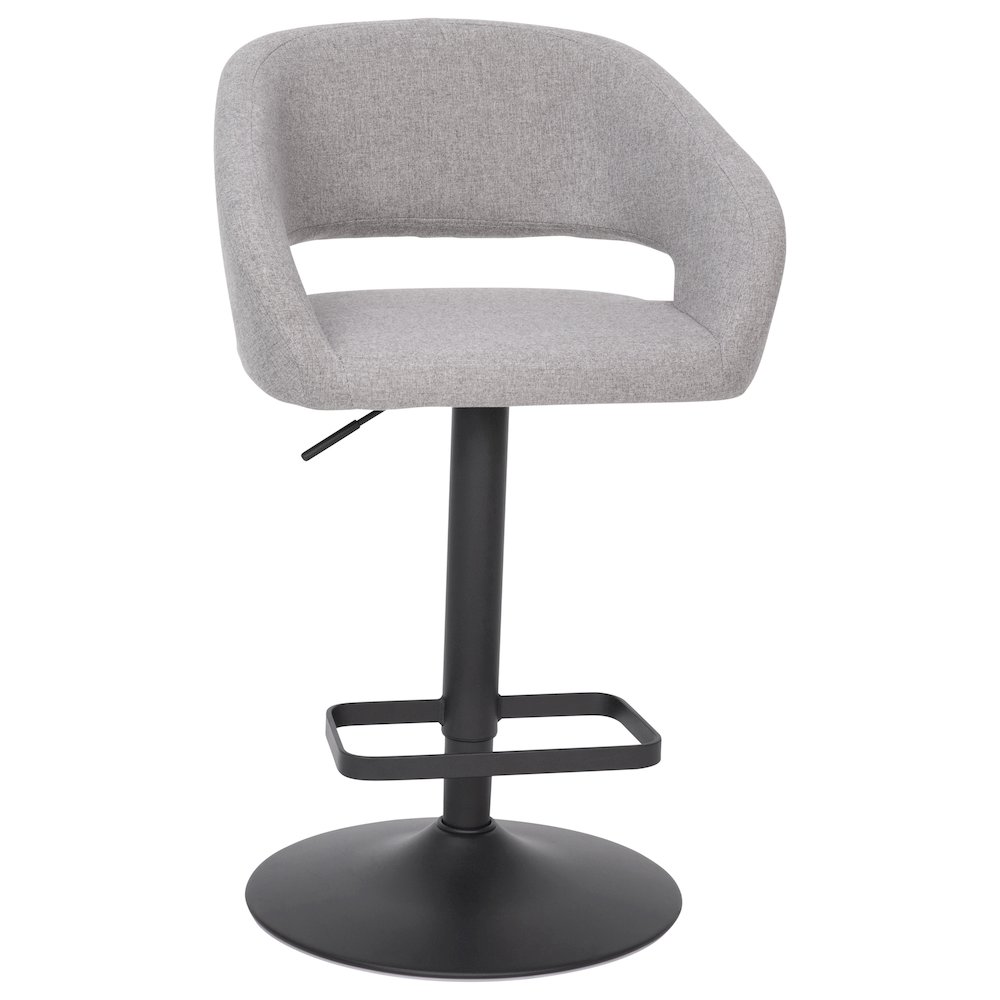 Contemporary Adjustable Swivel Bar Stool. Picture 1