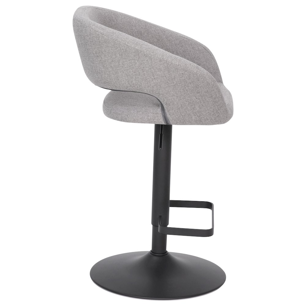 Contemporary Adjustable Swivel Bar Stool. Picture 10