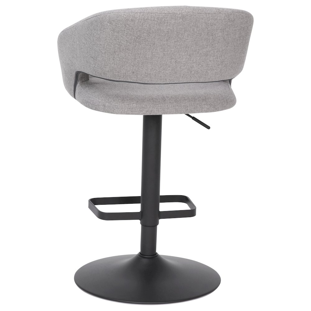 Contemporary Adjustable Swivel Bar Stool. Picture 8