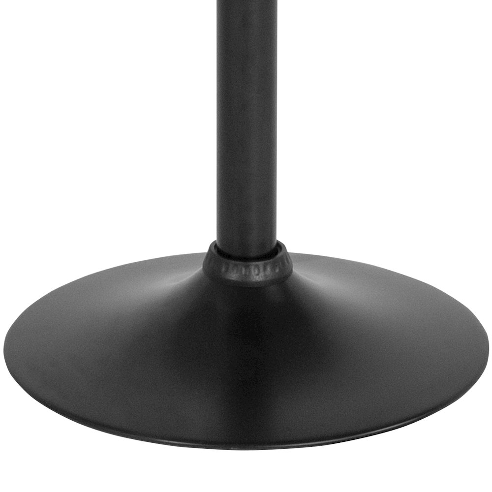 Adjustable Height Retro Barstool in Black Finish. Picture 10