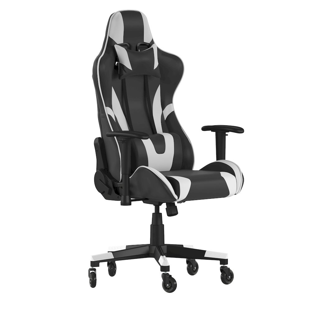 X20 Gaming Chair Racing Office Computer Chair with Back and Roller Wheels. Picture 1