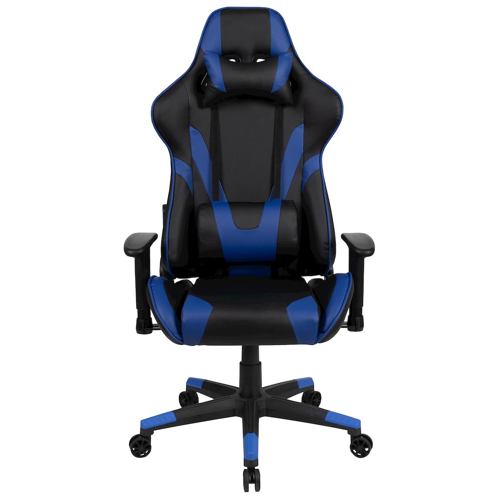X20 Gaming Chair Racing Office Computer Swivel Chair with Back in Blue. Picture 10