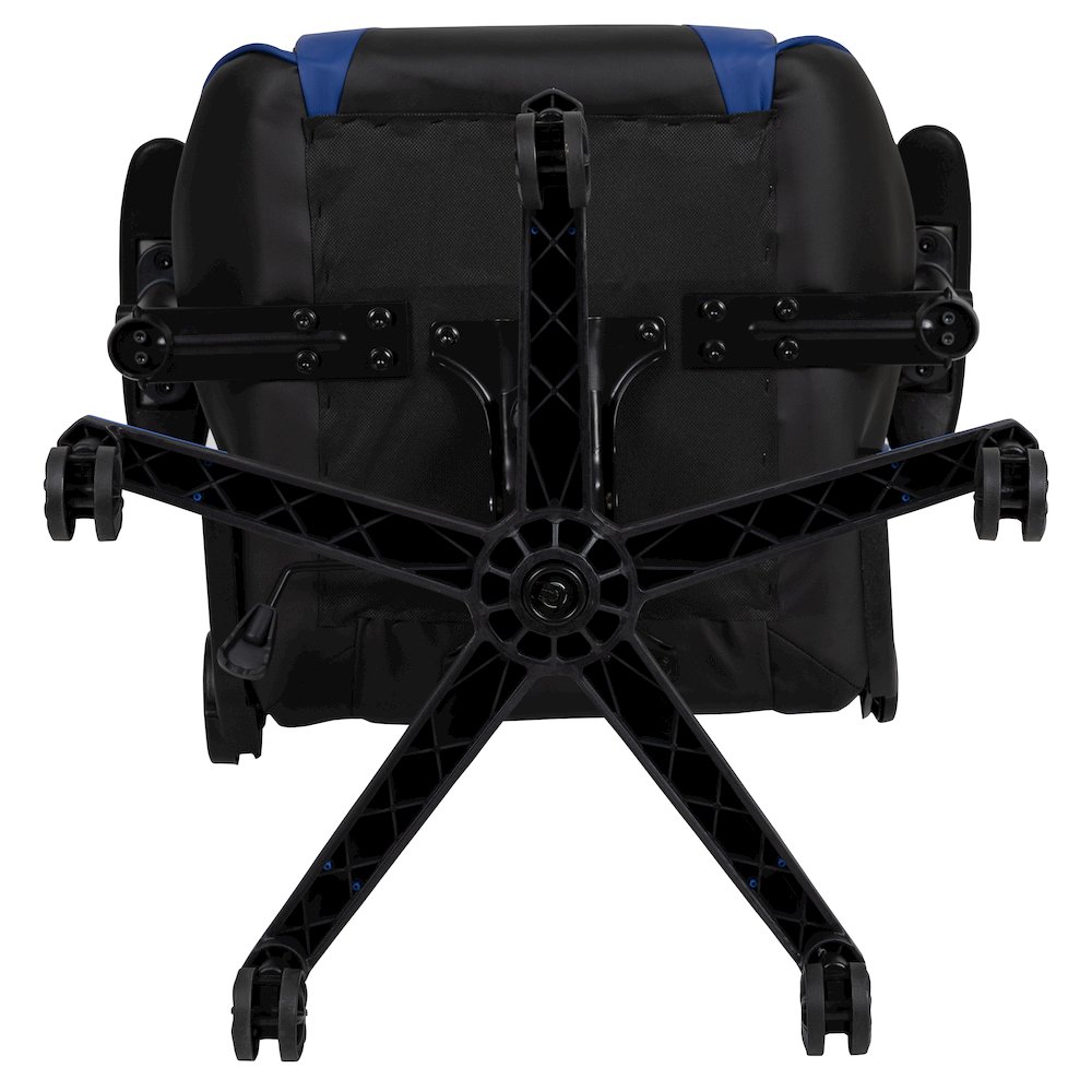 X20 Gaming Chair Racing Office Computer Swivel Chair with Back in Blue. Picture 12
