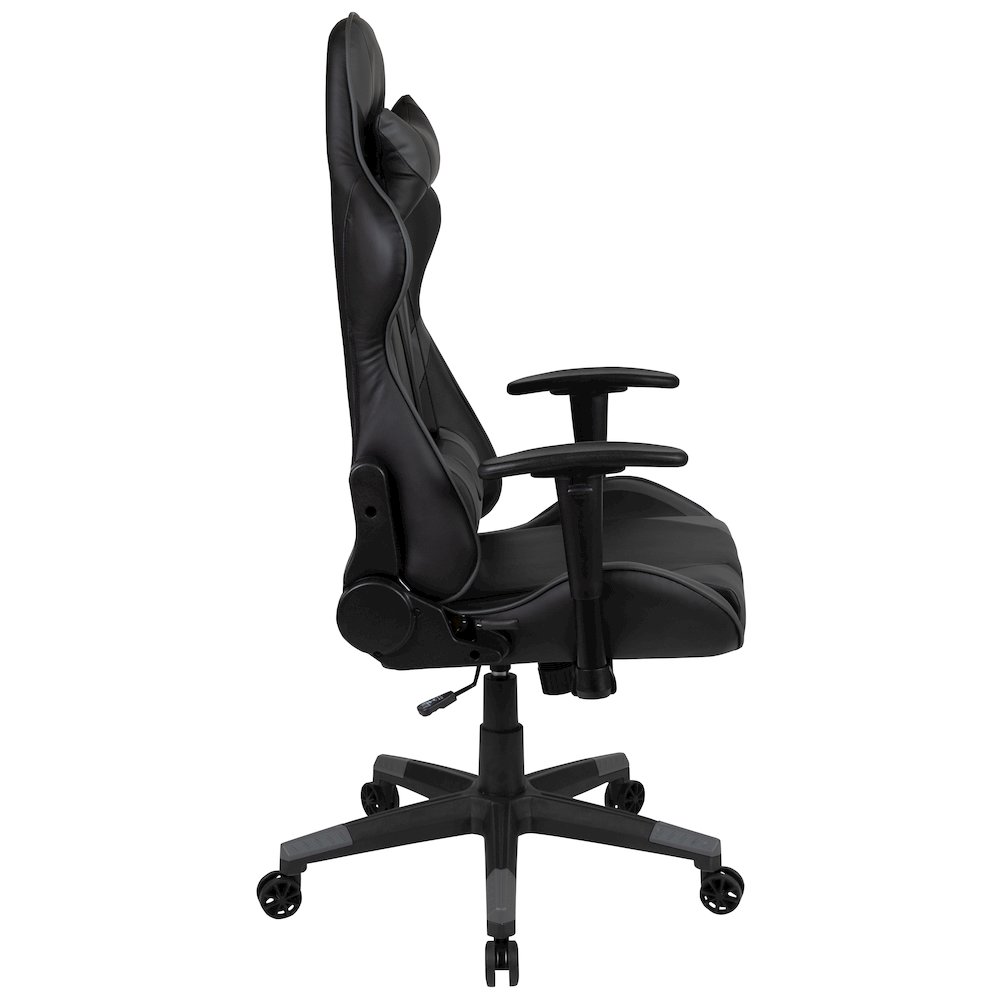 X20 Gaming Chair Racing Office Computer Swivel Chair with Back in Gray. Picture 9