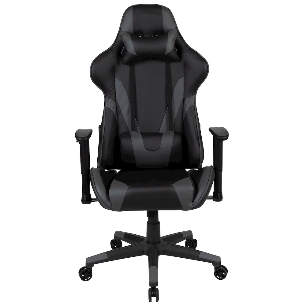 X20 Gaming Chair Racing Office Computer Swivel Chair with Back in Gray. Picture 10