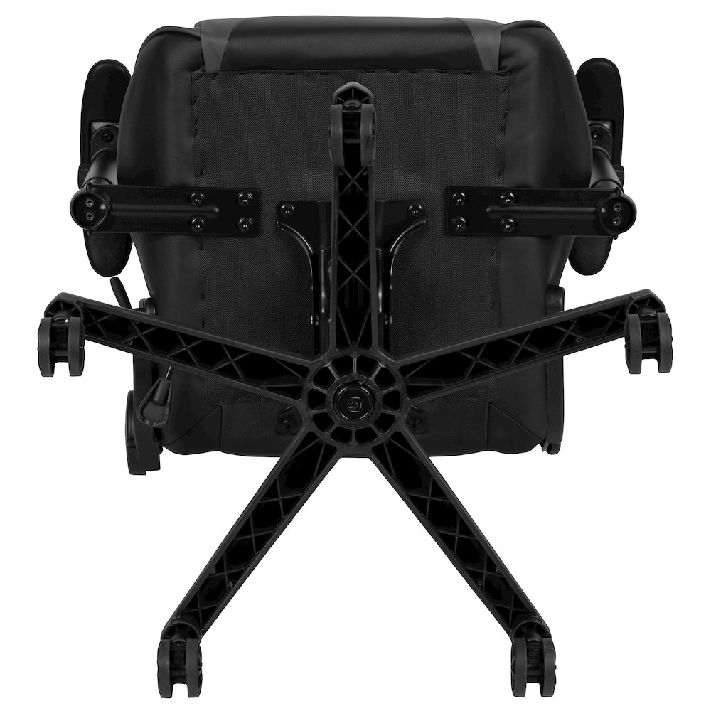 X20 Gaming Chair Racing Office Computer Swivel Chair with Back in Gray. Picture 12