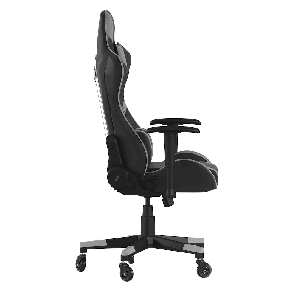 X20 Gaming Chair Racing Office Computer Chair with Back in Gray. Picture 8