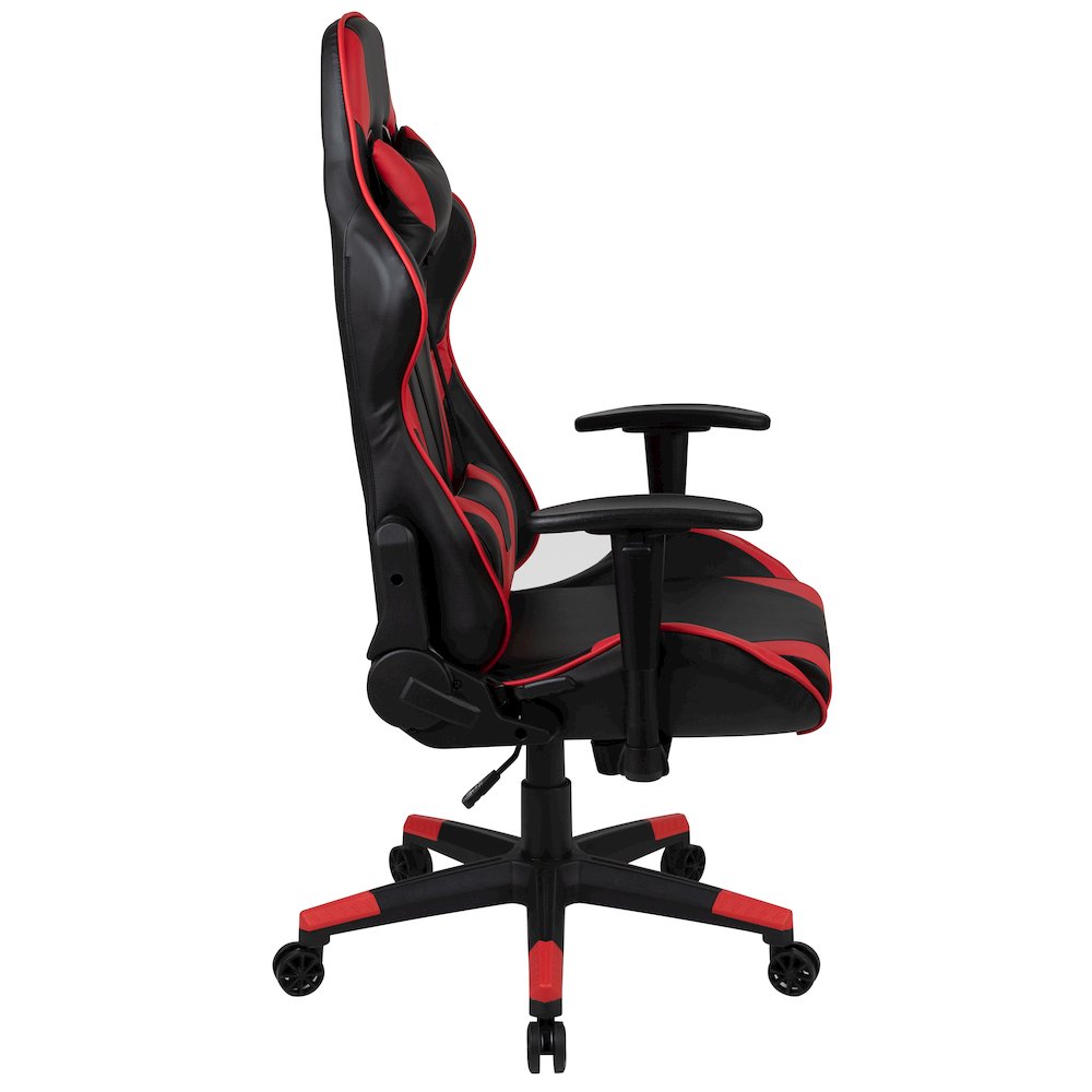 X20 Gaming Chair Racing Office Computer Swivel Chair with Fully Back in Red. Picture 9
