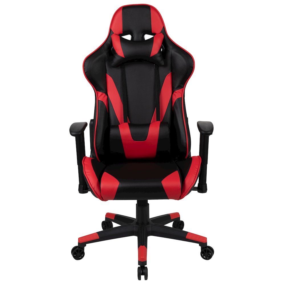 X20 Gaming Chair Racing Office Computer Swivel Chair with Fully Back in Red. Picture 10