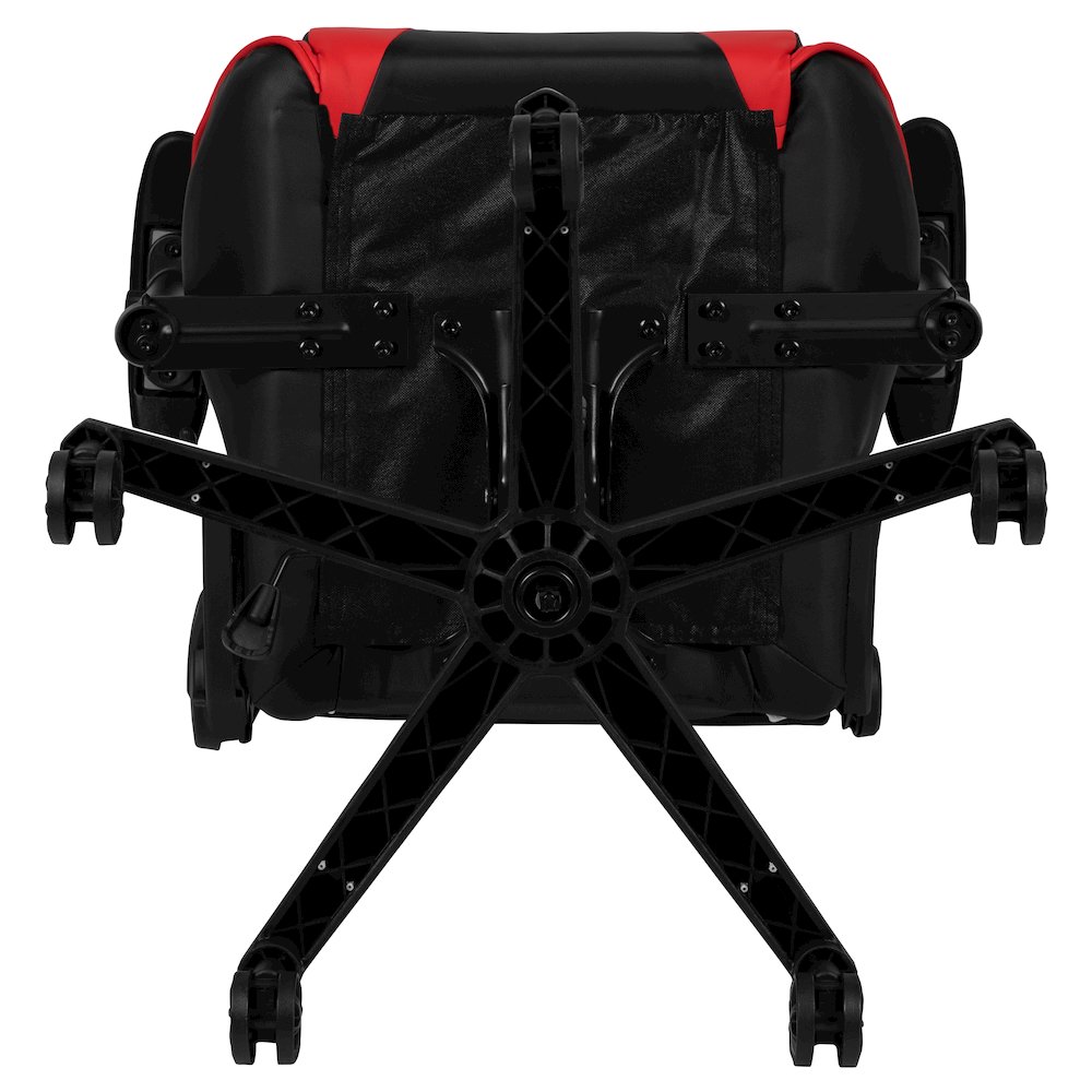 X20 Gaming Chair Racing Office Computer Swivel Chair with Fully Back in Red. Picture 12