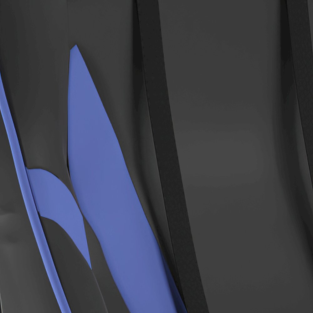 X30 Gaming Chair Racing Computer Chair with Back, Slide-Out Footrest, in Blue. Picture 9