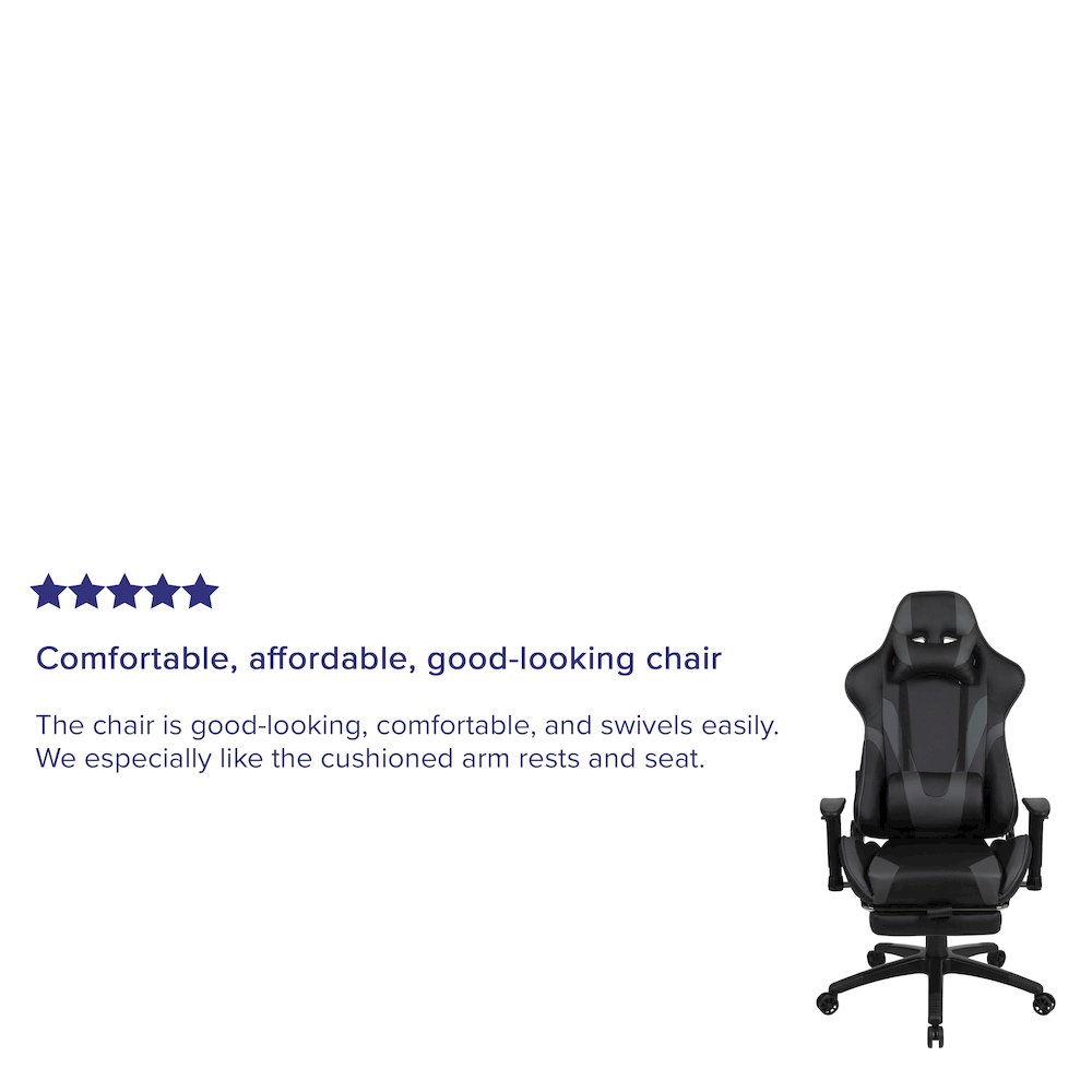 X30 Gaming Chair Racing Office Computer Chair with Back. Picture 4