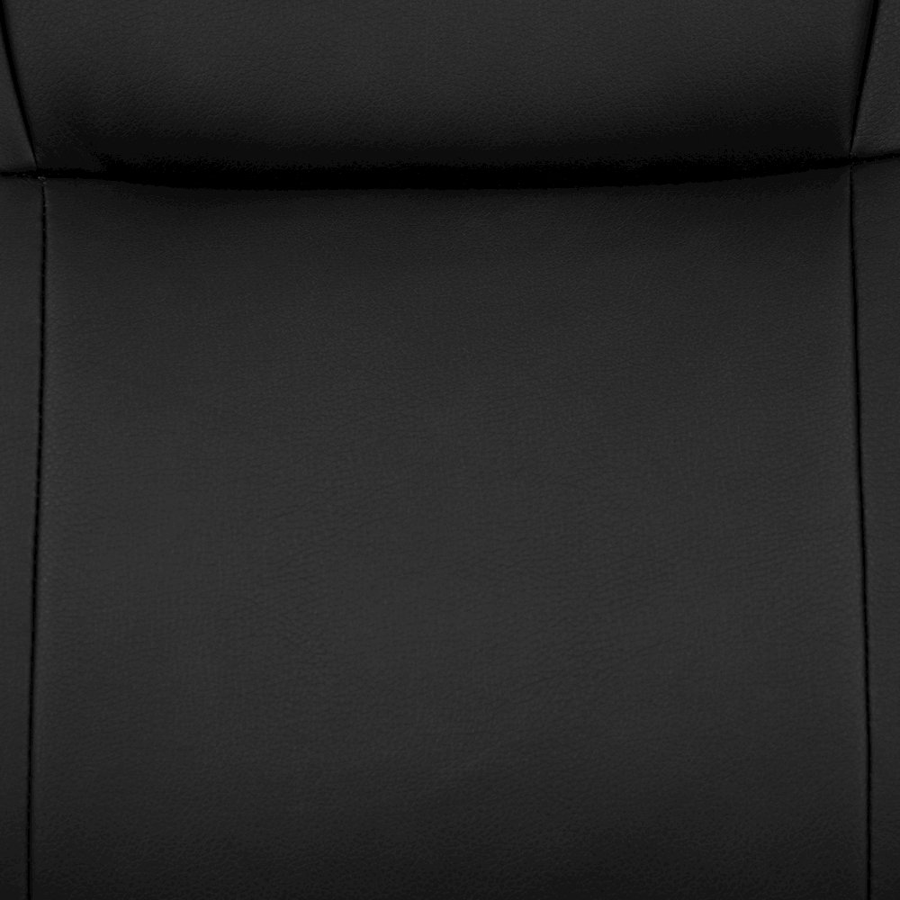 Flash Fundamentals Mid-Back Black LeatherSoft-Padded Task Office Chair with Arms. Picture 18