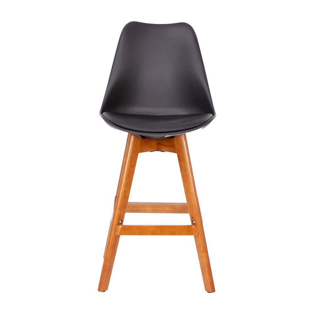 Set of 2 Counter Stools - 27 Inch Counter Stools - Wood Frame. Picture 12