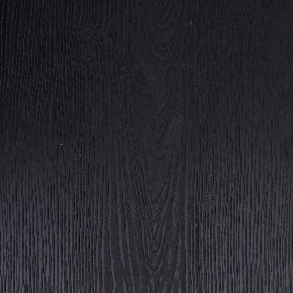 Black Metal Indoor-Outdoor Chair with Arms with Black Poly Resin Wood Seat. Picture 13