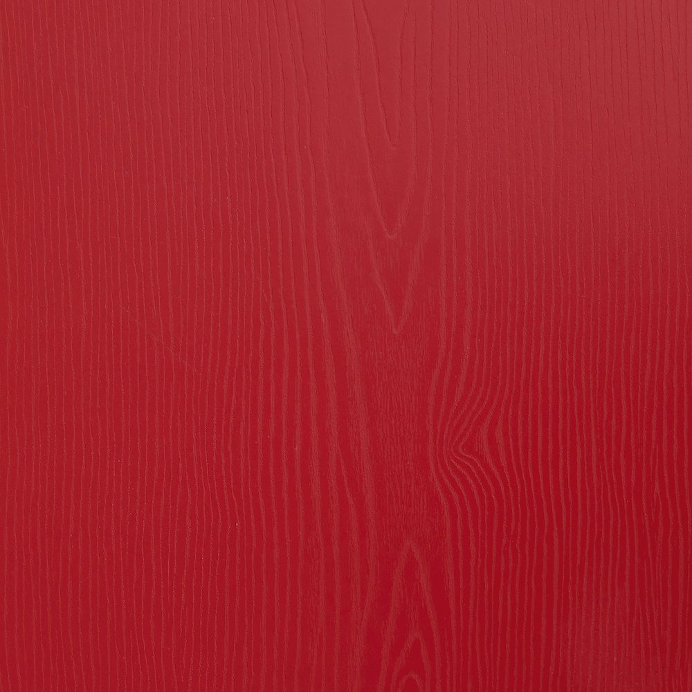 24" High Red Metal Indoor-Counter Height Stool with Red Poly Resin Wood Seat. Picture 12