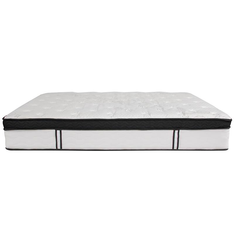 Capri Comfortable Sleep 12 Inch CertiPUR-US Certified Memory Foam & Pocket Spring Mattress, Queen Mattress in a Box. Picture 3