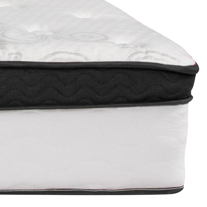 Capri Comfortable Sleep 12 Inch CertiPUR-US Certified Memory Foam & Pocket Spring Mattress, Queen Mattress in a Box. Picture 6
