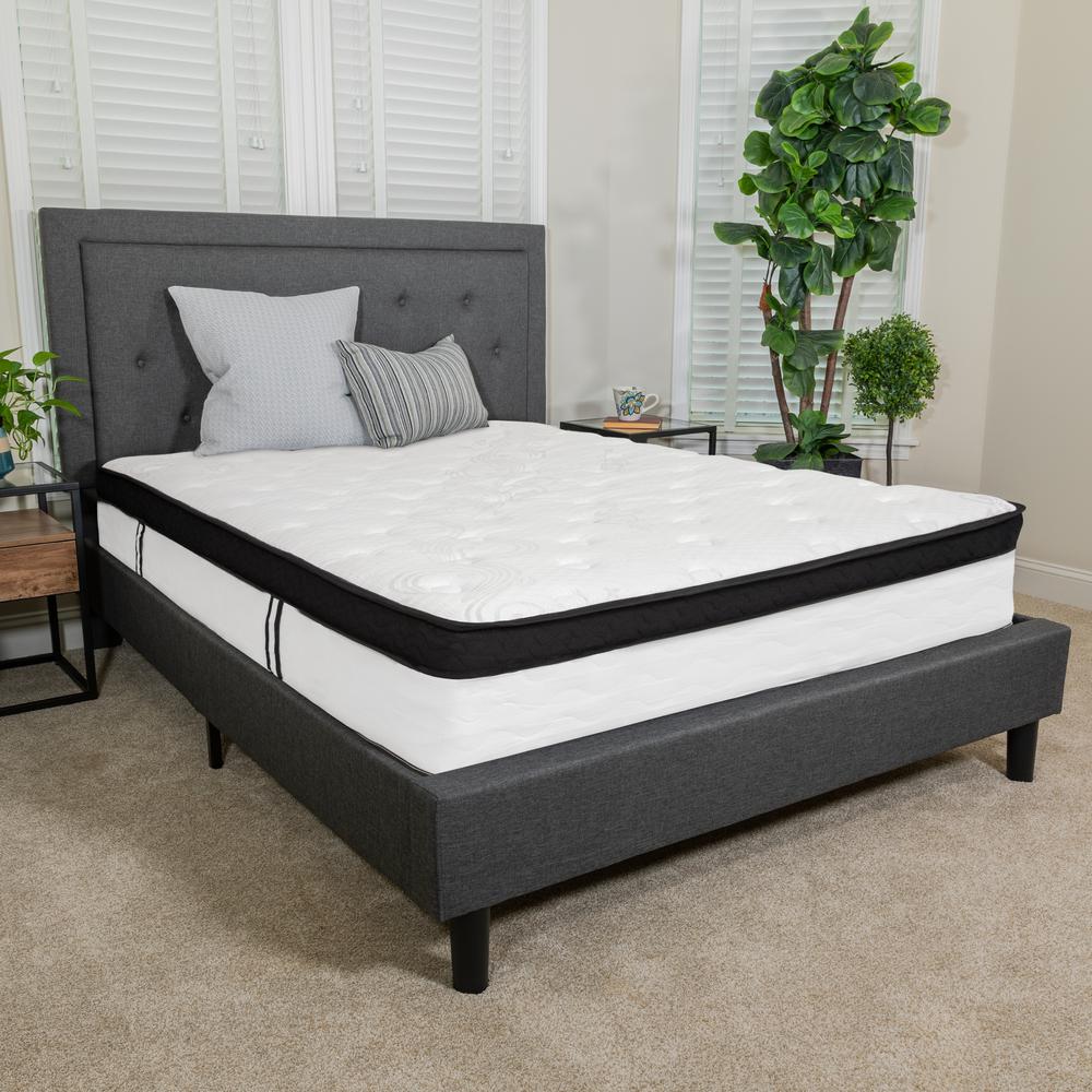 Capri Comfortable Sleep 12 Inch CertiPUR-US Certified Memory Foam & Pocket Spring Mattress, Queen Mattress in a Box. Picture 13