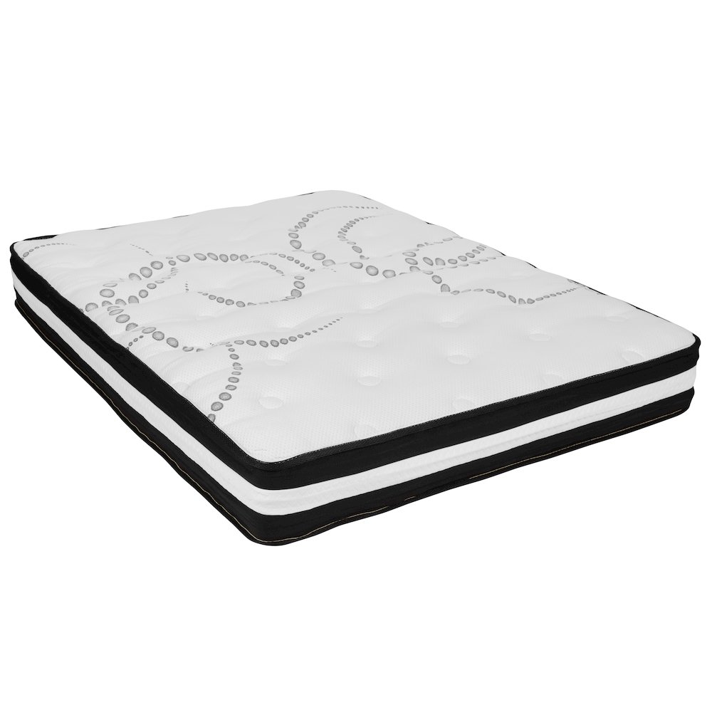 10 Inch Hybrid Pocket Spring Mattress, Full Mattress in a Box. Picture 1