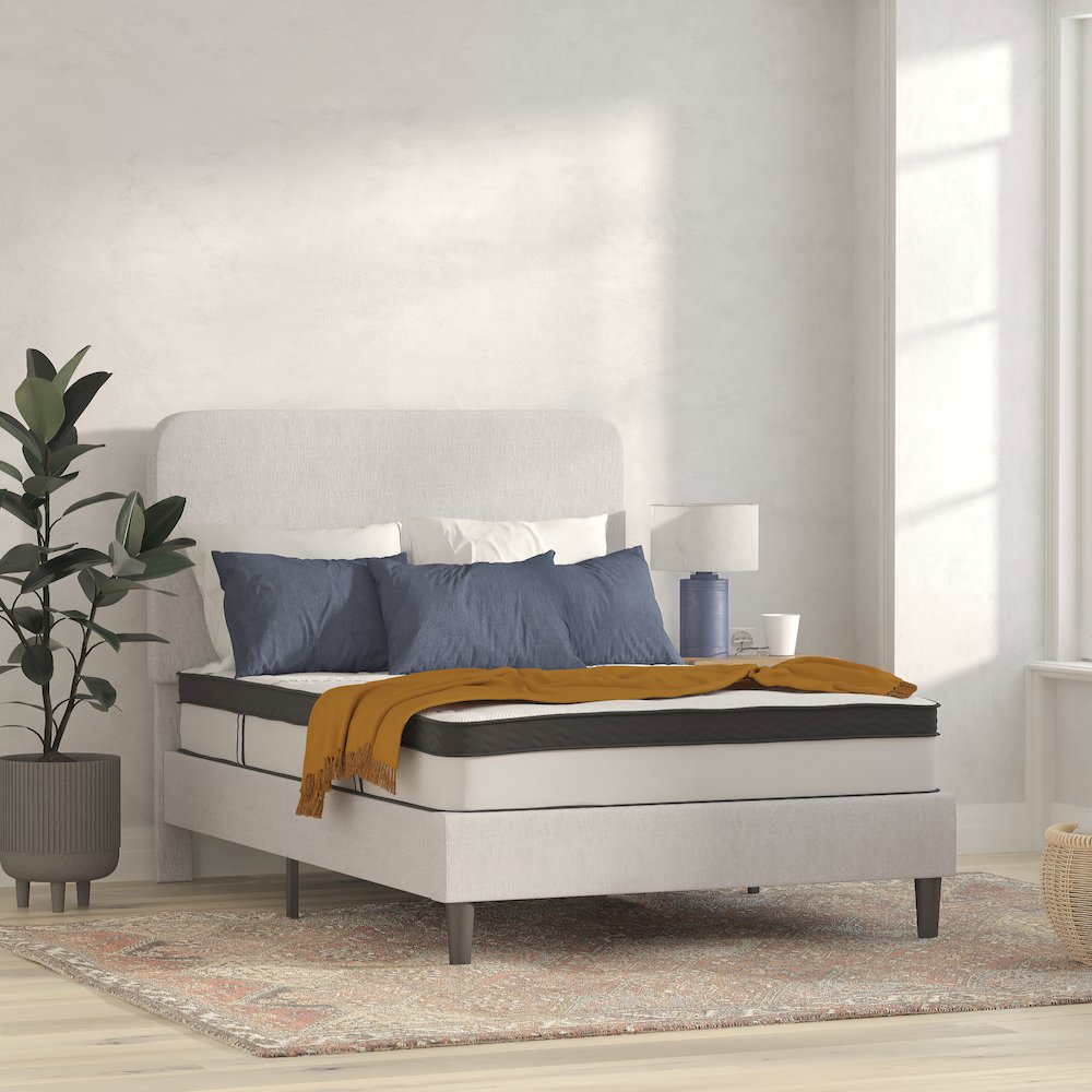 10 Inch Hybrid Pocket Spring Mattress, Full Mattress in a Box. Picture 3