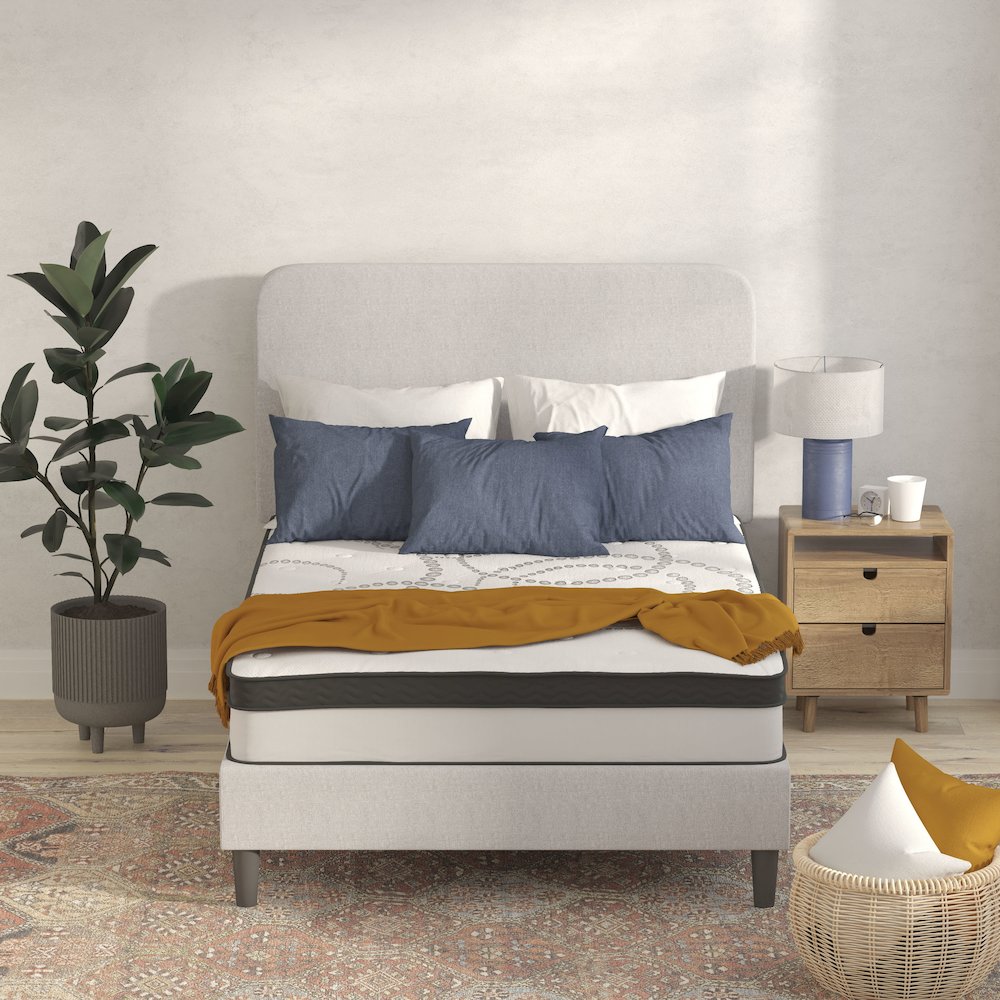 10 Inch Hybrid Pocket Spring Mattress, Full Mattress in a Box. Picture 10