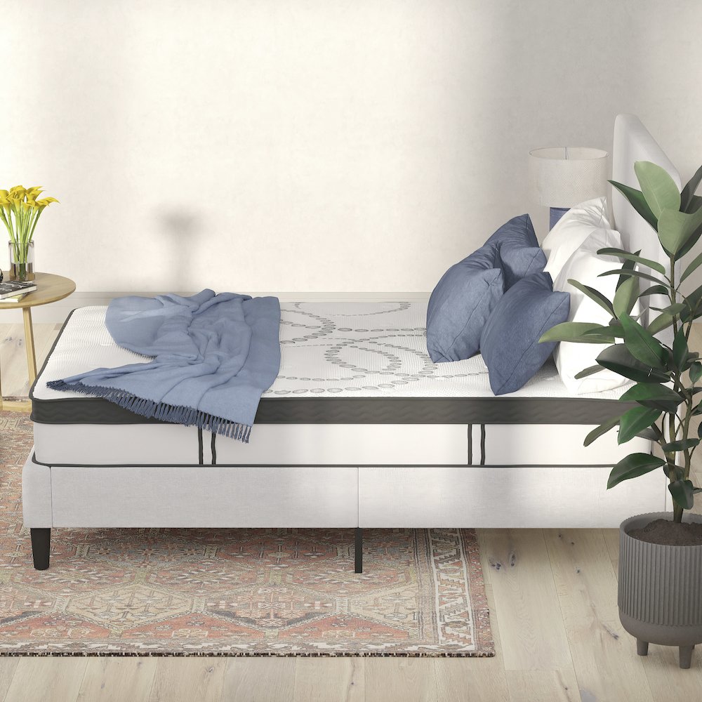 10 Inch Hybrid Pocket Spring Mattress, Full Mattress in a Box. Picture 11