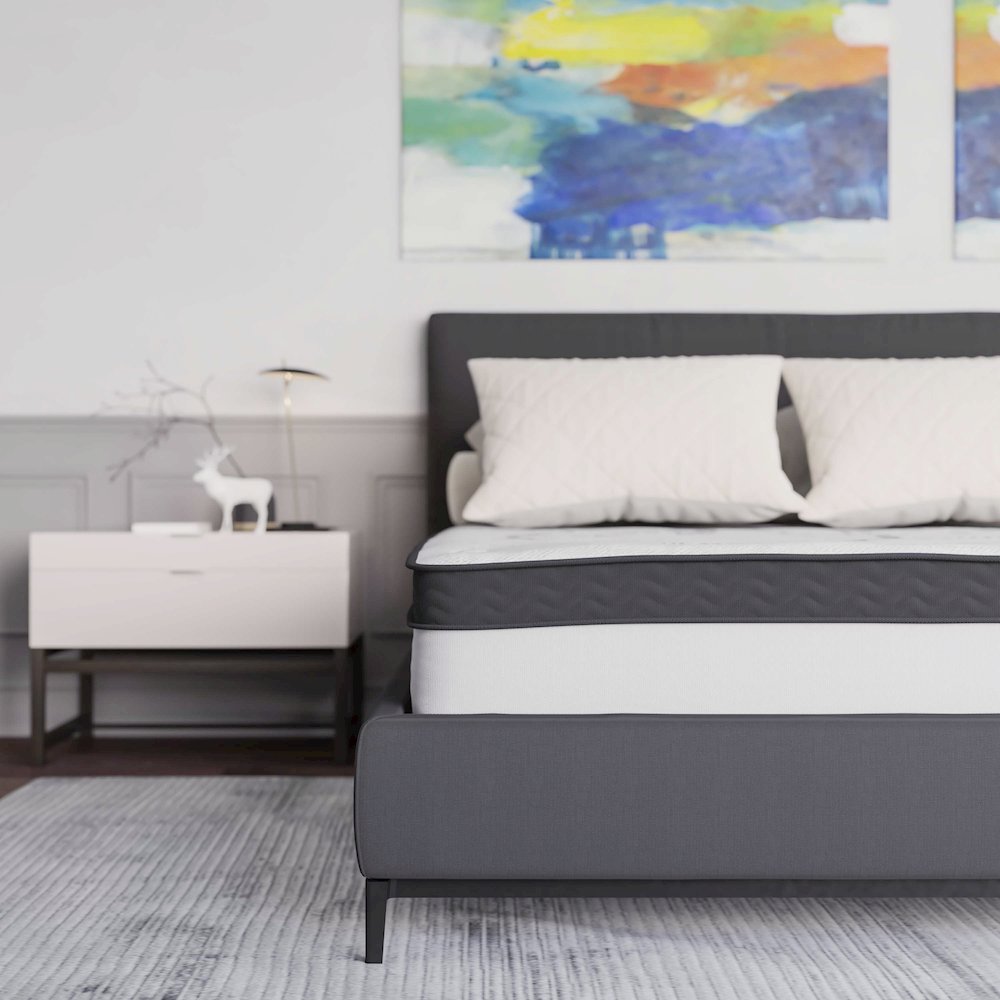 10 Inch Hybrid Pocket Spring Mattress, Full Mattress in a Box. Picture 14