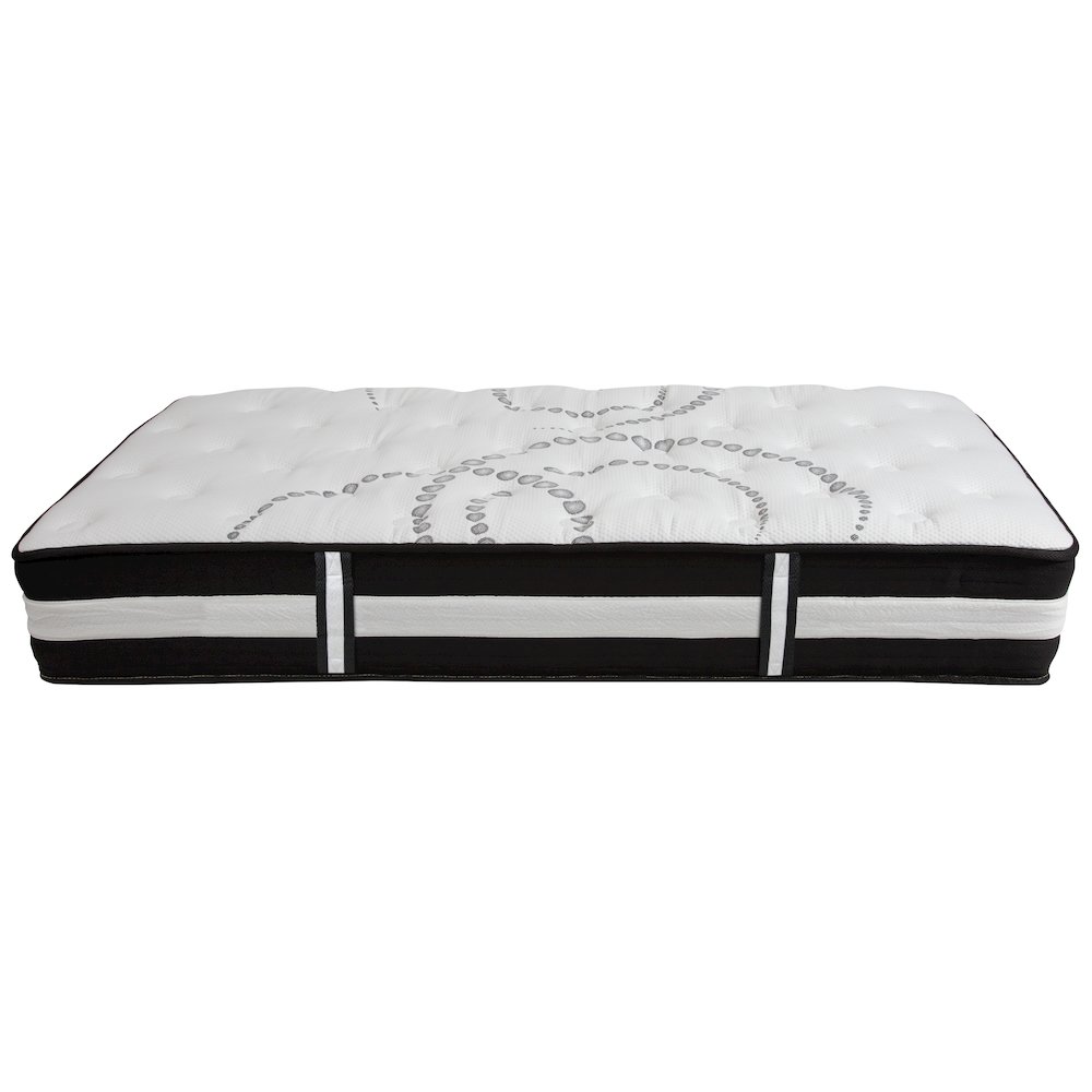 12 Inch Hybrid Pocket Spring Mattress, Twin Mattress in a Box. Picture 11