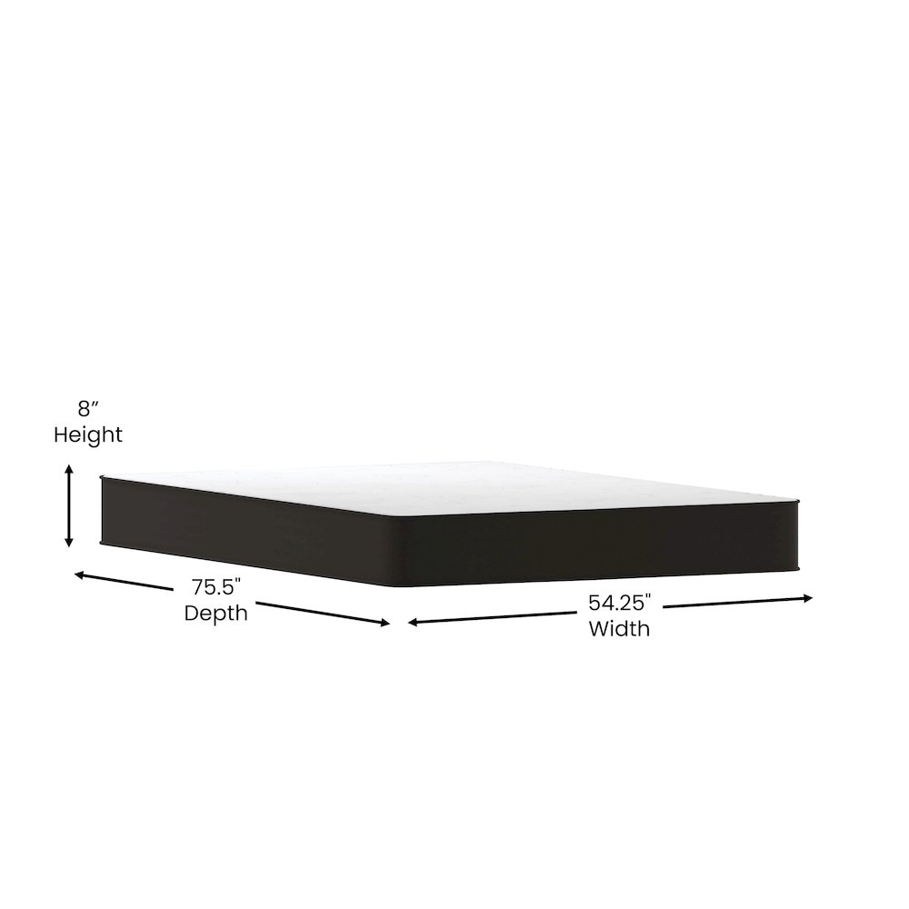 8 Inch Foam and Innerspring Hybrid Mattress, Full Mattress in a Box. Picture 6