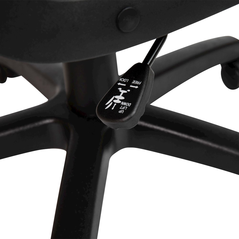 Fundamentals Big & Tall 400 lb. Rated Brown Swivel Office Chair with Padded Arms. Picture 7