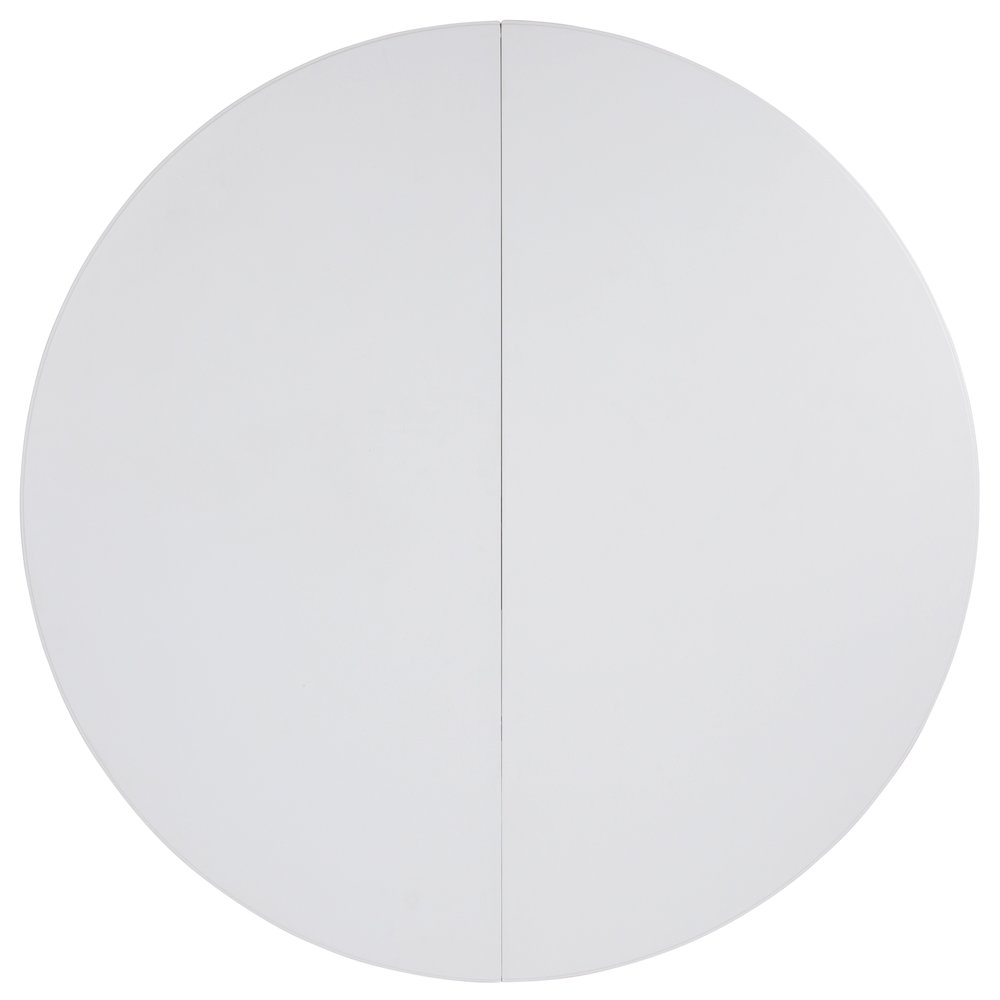 6-Foot Round Bi-Fold Granite White Plastic Banquet and Event Folding Table. Picture 8