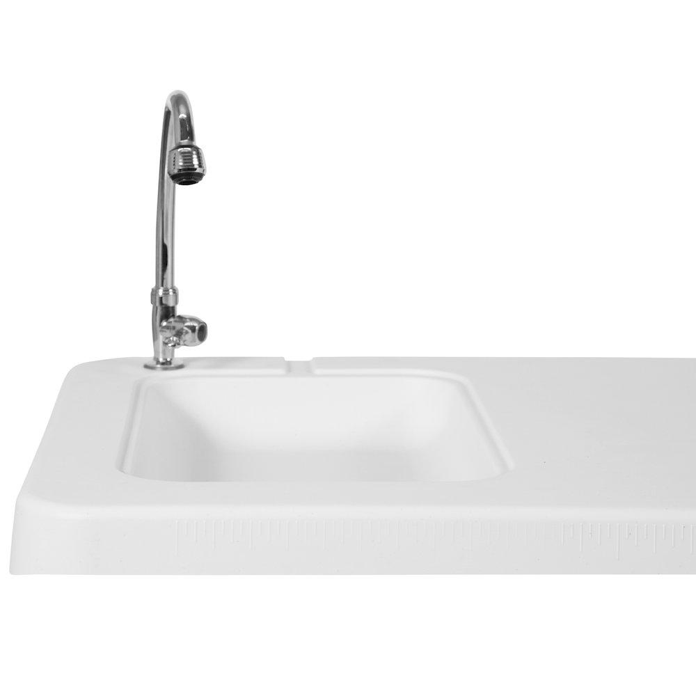 4-Foot Portable Fish Cleaning Table / Outdoor Camping Table and Sink. Picture 12