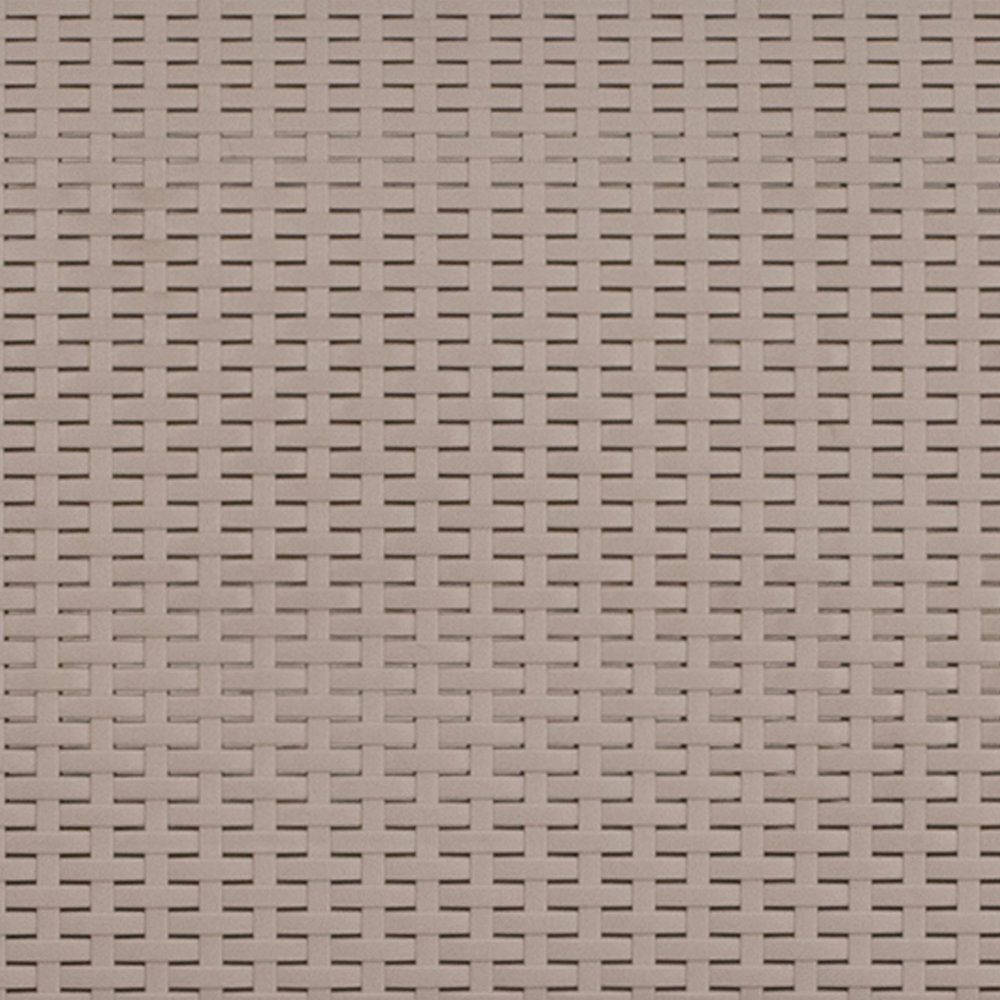 Light Gray Faux Rattan Coffee Table. Picture 11